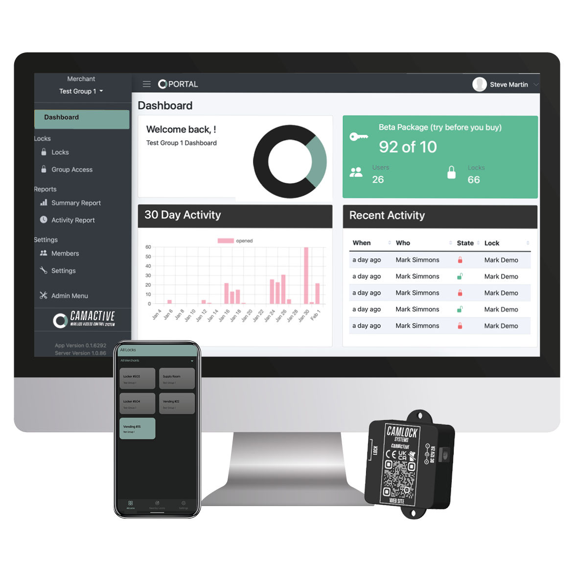 ACs-100 sistema di controllo accessi