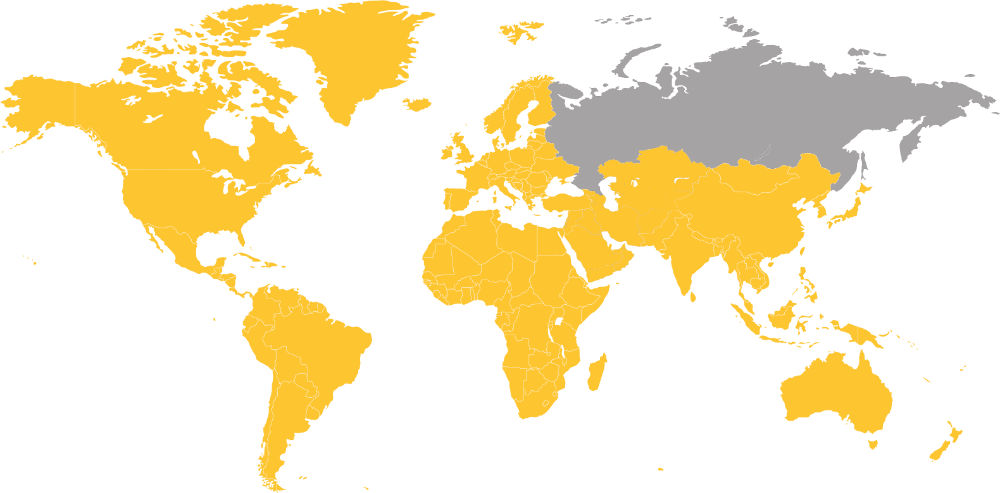 Camlock Systems map of worldwide offices