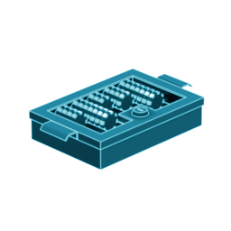 Smart locking for chip trays