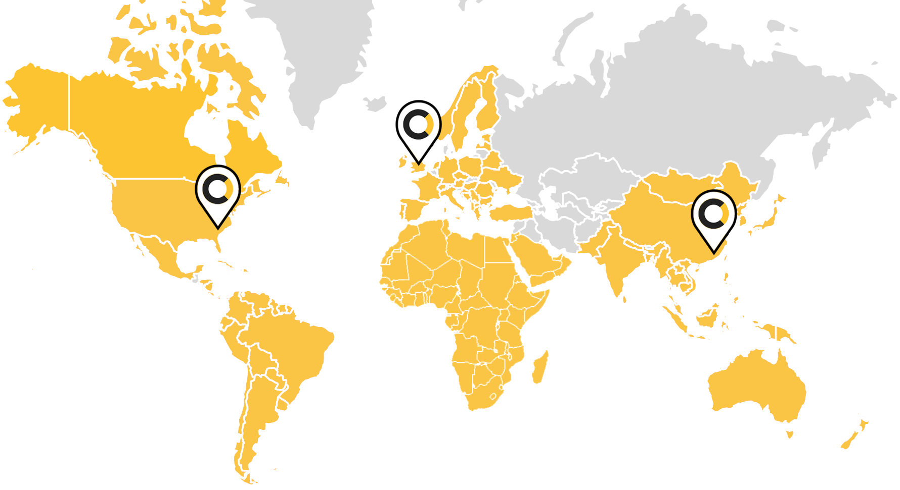 Camlock Systems Offices Map