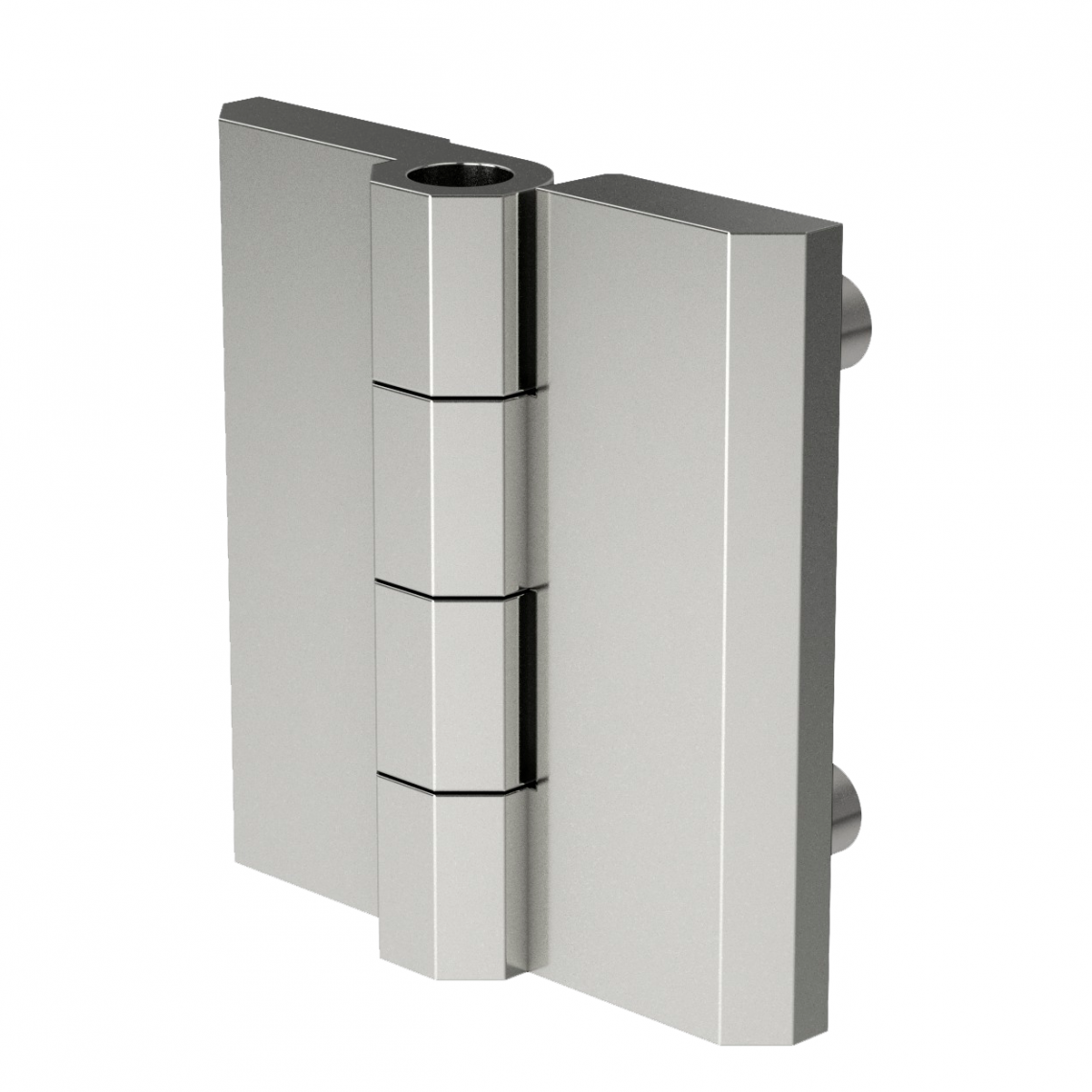 40mm zinc alloy leaf hinge front view