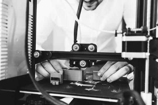 Zac printing a latch