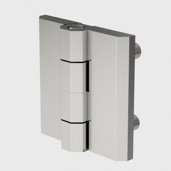 60mm steel leaf hinge front view