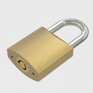 Series 17 MkIV - SOLID brass padlock with 8-change mechanism